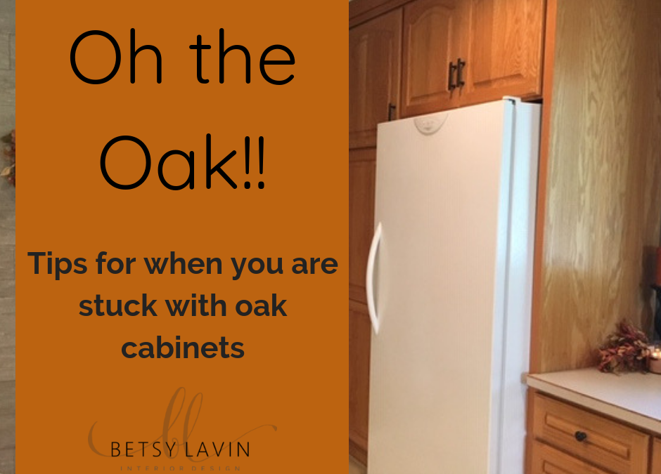 Stuck with Oak Cabinets?